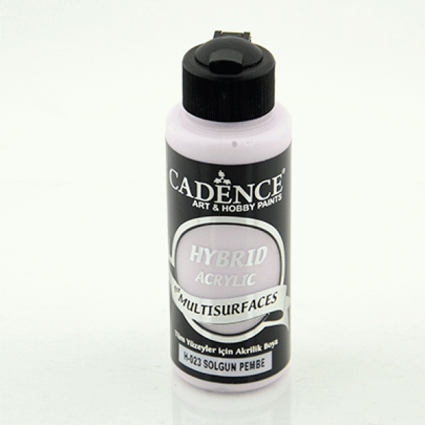 Акрилова фарба гібрид Cadence Hybrid Acrylic for Multisurfaces, №23 Пудровий рожевий (Faded Pink), 120 мл