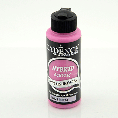 Акриловая краска гибрид Cadence Hybrid Acrylic for Multisurfaces №25, 120 мл, (Fuchsia) Фуксия