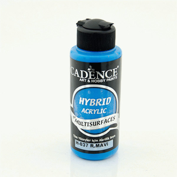 Акрилова фарба гібрид Cadence Hybrid Acrylic for Multisurfaces, №37 Королівський синій (Royal Blue), 120 мл