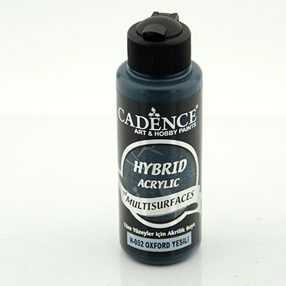 Акриловая краска гибрид Cadence Hybrid Acrylic for Multisurfaces №52, 120 мл, (Oxford Green) Оксфорд зеленый