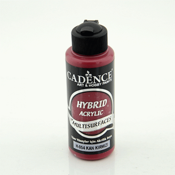 Акрилова фарба гібрид Cadence Hybrid Acrylic for Multisurfaces, №54 Червона кров (Blood Red), 120 мл