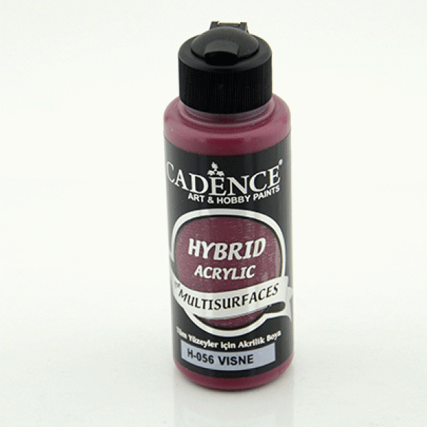 Акрилова фарба гібрид Cadence Hybrid Acrylic for Multisurfaces, №56 Вишневий (Cherry), 120 мл
