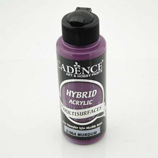 Акрилова фарба гібрид Cadence Hybrid Acrylic for Multisurfaces, №64 Сливовий (Plum), 120 мл