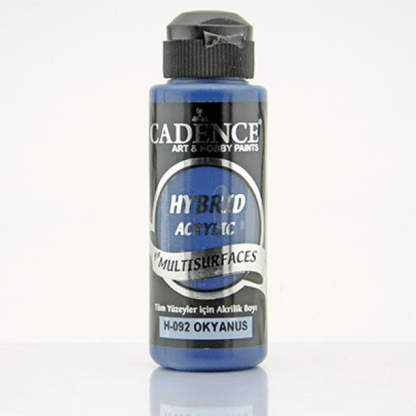 Акрилова фарба гібрид Cadence Hybrid Acrylic for Multisurfaces, №92 Океан (Ocean), 120 мл