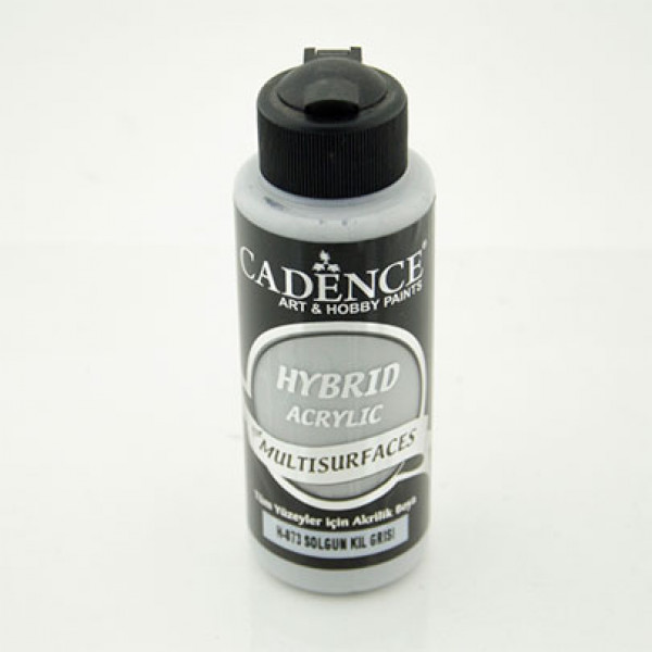 Акрилова фарба гібрид Cadence Hybrid Acrylic for Multisurfaces, №73 Блідо-глинистий сірий (Pale Clay Gray), 120 мл