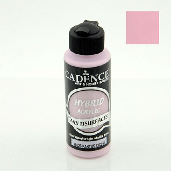 Акрилова фарба гібрид Cadence Hybrid Acrylic for Multisurfaces, №26 Квітка кактуса (Cactus Flower), 120 мл