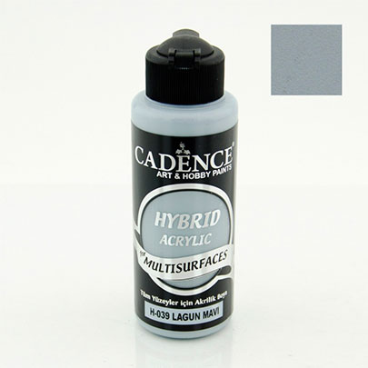 Акриловая краска гибрид Cadence, Hybrid Acrylic for Multisurfaces, Голубая лагуна,120 мл