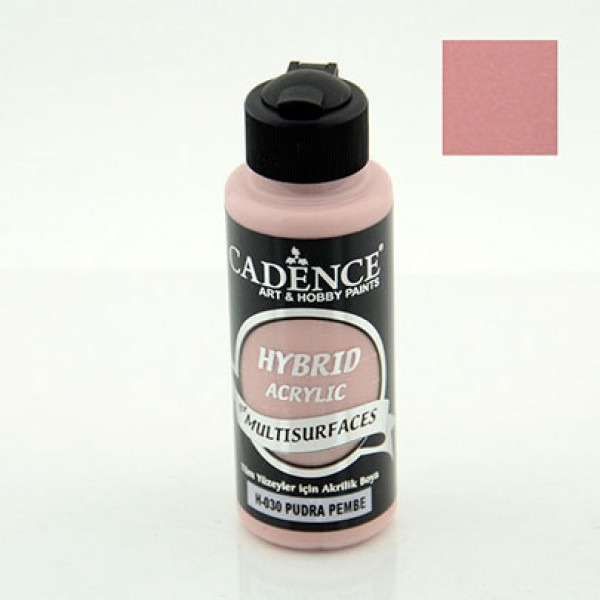 Акрилова фарба гібрид Cadence Hybrid Acrylic for Multisurfaces, №30 Пудровий рожевий (Powder Pink), 120 мл