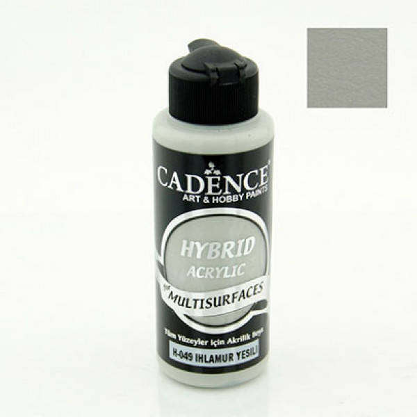 Акрилова фарба гібрид Cadence Hybrid Acrylic for Multisurfaces, №49 Сіро зелений світлий (Linden Green), 120 мл