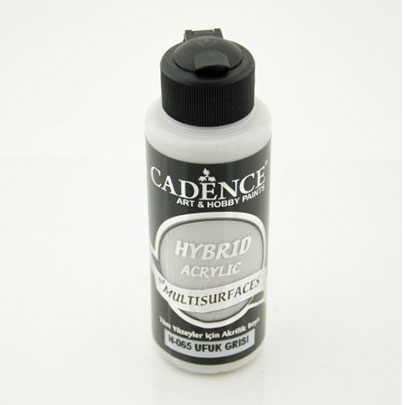 Акриловая краска гибрид Cadence, Hybrid Acrylic for Multisurfaces, Серый горизонт, 120 мл