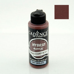 Акрилова фарба гібрид Cadence Hybrid Acrylic for Multisurfaces, №17 Шоколадний (Chocolate), 120 мл
