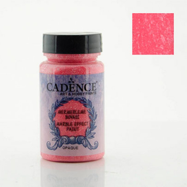 Акрилова фарба з ефектом мармуру металік Cadence Marble Effect Paint Metallic, 90 мл, Червона