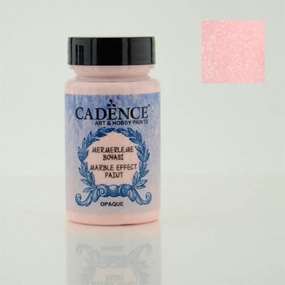Акриловая краска с эффектом мрамора металлик Cadence Marble Effect Paint Metallic, 90 мл, розовый