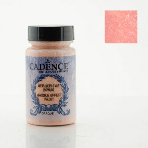 Акрилова фарба з ефектом мармуру металік Cadence Marble Effect Paint Metallic, 90 мл, Світла лососева