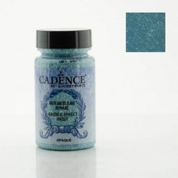 Акрилова фарба з ефектом мармуру металік Cadence Marble Effect Paint Metallic, 90 мл, Турецька синя