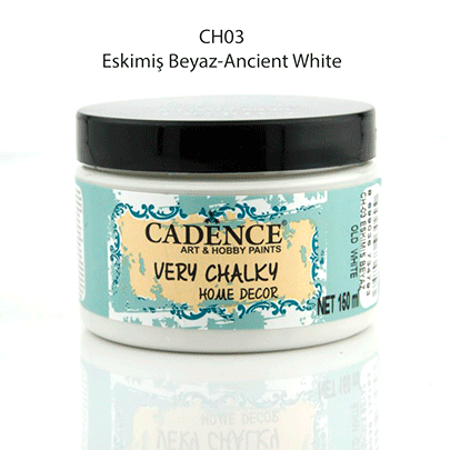 Акриловая краска Very Chalky Home Decor, 150 мл, античный белый