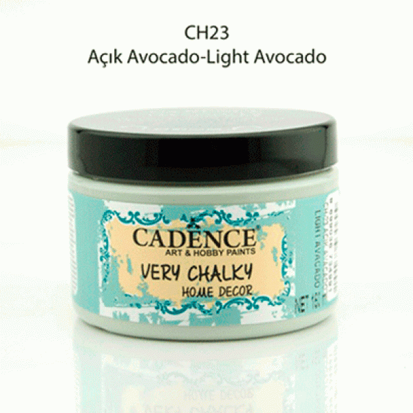 Вінтажна акриловая фарба Cadence Very Chalky Home Decor, №23 Авокадо, 150 мл