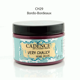 Винтажная акриловая краска Cadence Very Chalky Home Decor, №29 Бордо, 150 мл