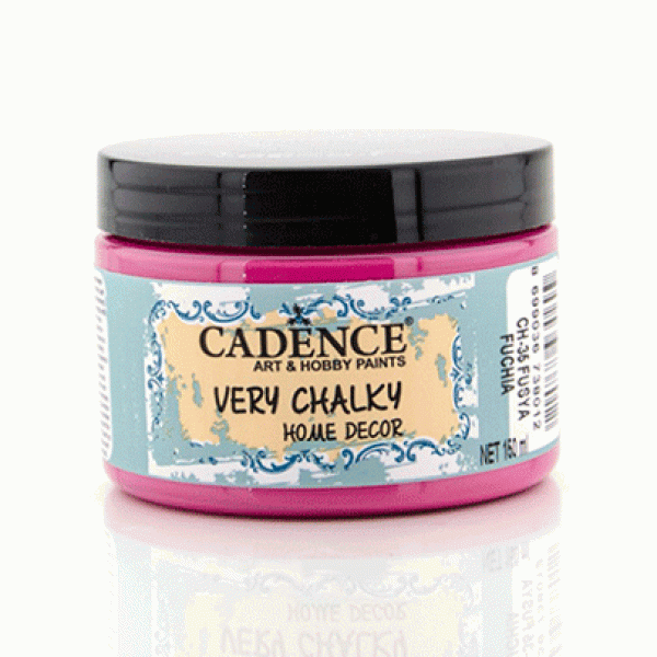 Вінтажна акриловая фарба Cadence Very Chalky Home Decor, №35 Фуксія, 150 мл