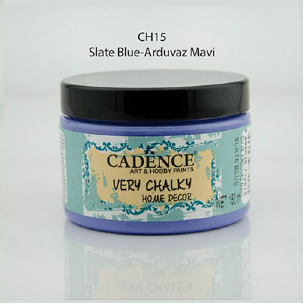 Вінтажна акриловая фарба Cadence Very Chalky Home Decor, №15 Лавандово-блакитний, 150 мл
