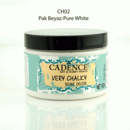 Вінтажна акриловая фарба Cadence Very Chalky Home Decor, №02 Натуральний білий, 150 мл