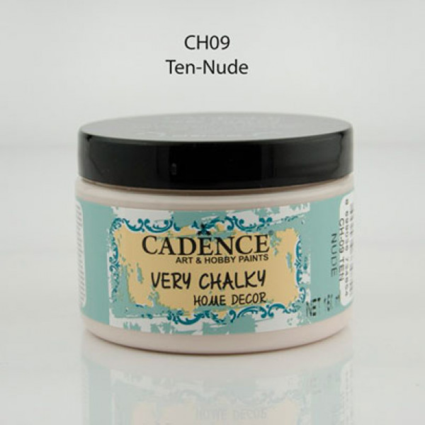 Вінтажна акриловая фарба Cadence Very Chalky Home Decor, №09 Нюдовий, 150 мл