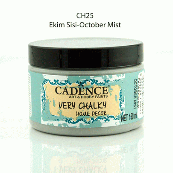 Вінтажна акриловая фарба Cadence Very Chalky Home Decor, №25 Жовтневий туман, 150 мл