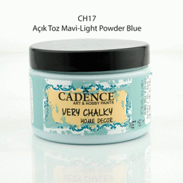 Вінтажна акриловая фарба Cadence Very Chalky Home Decor, №17 Пудровий блакитний, 150 мл