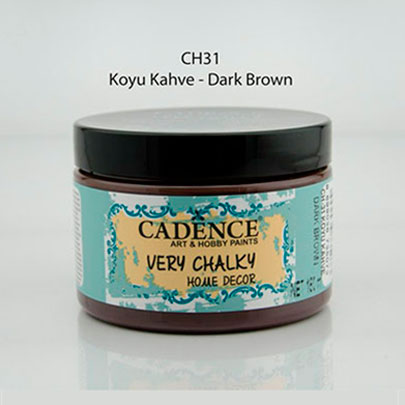 Акриловая краска Very Chalky Home Decor, 150 мл, шоколад