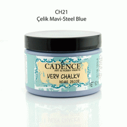 Вінтажна акриловая фарба Cadence Very Chalky Home Decor, №21 Сталевий блакитний, 150 мл