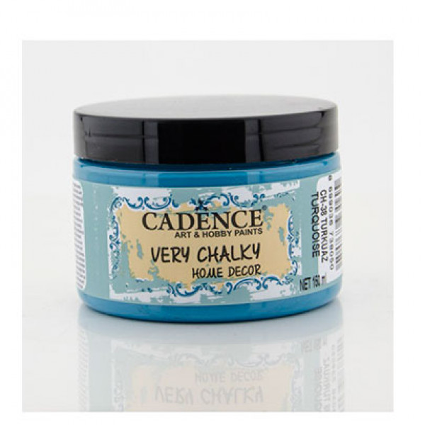 Вінтажна акриловая фарба Cadence Very Chalky Home Decor, №38 Турецький синій, 150 мл