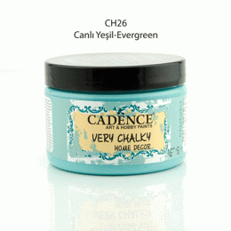 Вінтажна акриловая фарба Cadence Very Chalky Home Decor, №26 Вічно-зелений, 150 мл