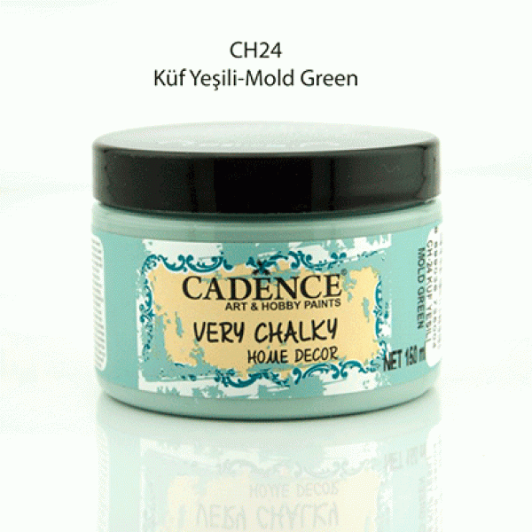 Вінтажна акриловая фарба Cadence Very Chalky Home Decor, №24 Зелена пліснява, 150 мл
