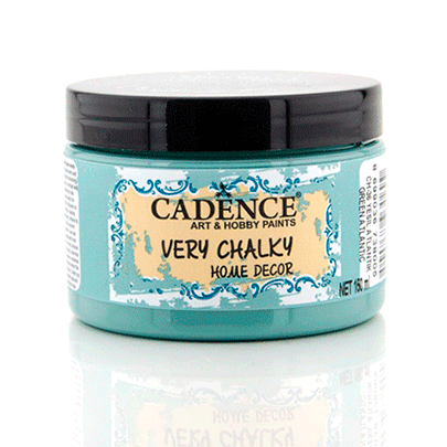 Акриловая краска Very Chalky Home Decor, 150 мл, зеленый атлантик