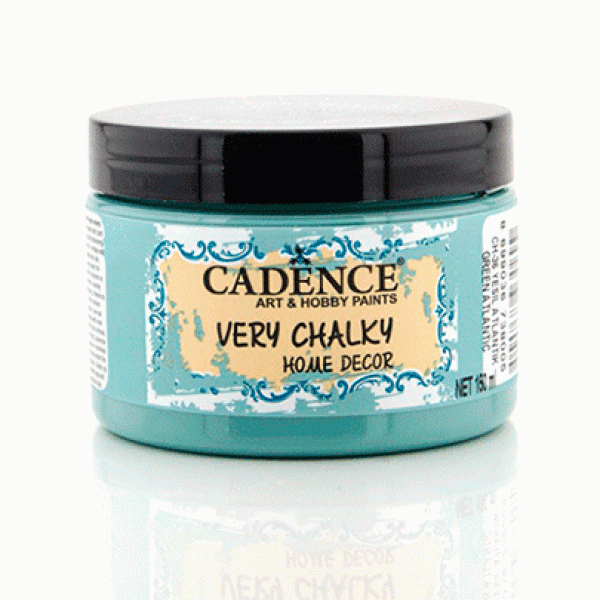 Вінтажна акриловая фарба Cadence Very Chalky Home Decor, №36 Зелений атлантик, 150 мл