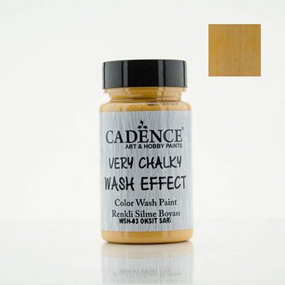 Акриловая краска Very Chalky Wash Effect, 90 мл, желтый оксид