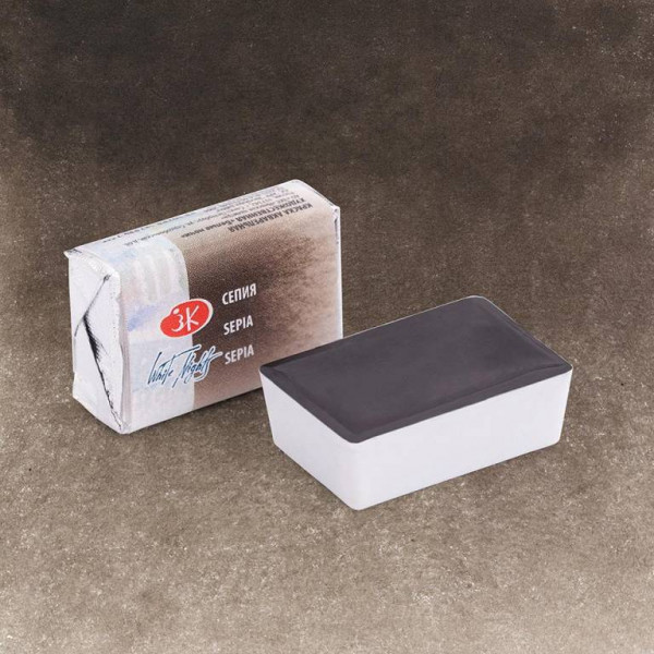 Акварельна фарба Білі Ночі Сепія, 2,5 мл.