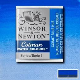 Акварельна фарба Winsor & Newton Cotman Half Pan, №179 Синій Кобальт