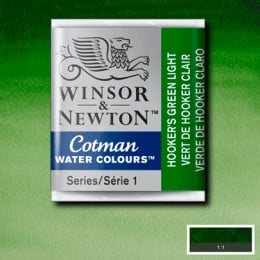 Акварельна фарба Winsor & Newton Cotman Half Pan, №314 Хукер світло-зелений
