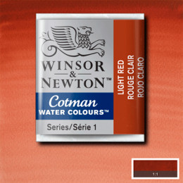 Акварельна фарба Winsor & Newton Cotman Half Pan, №362 Світло-червона
