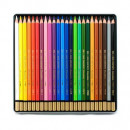 Акварельные цветные карандаши в металлической упаковке Koh-i-Noor Mondeluz, 24 цвета