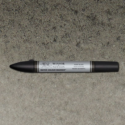 Акварельный маркер Winsor&Newton, № 331 черная слоновая кость