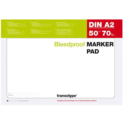 Блок бумаги Transotype А2, 50 л., 70 г/м2