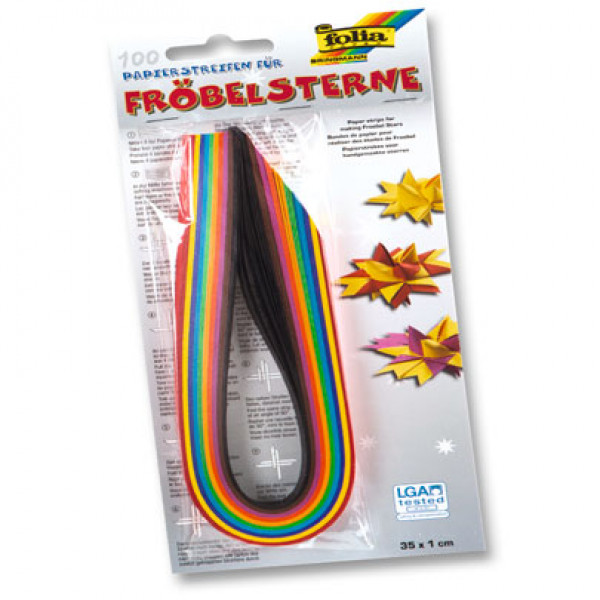 Папір для квілінгу Folia Quilling Papers All year round, 100 смужок