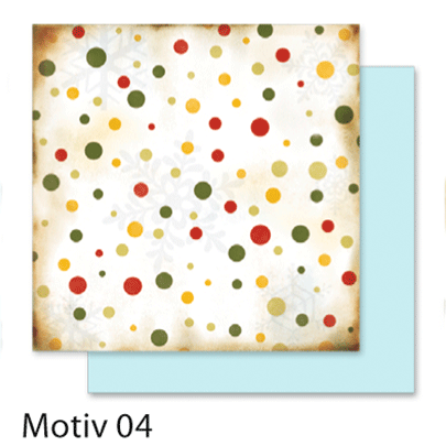 Бумага для скрапбукинга Design Papers Christmas 190г, 30.5x30.5см, №504