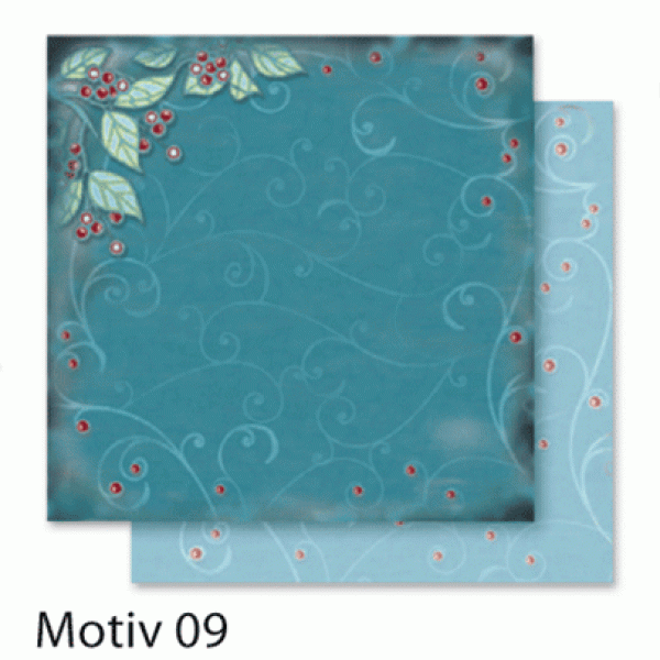 Папір для скрапбукінгу Design Papers "Christmas" 190г, 30.5x30.5см, №509