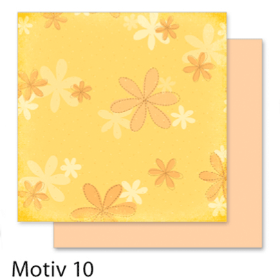 Бумага для скрапбукинга Design Papers Flowers 190г, 30.5x30.5см, №102