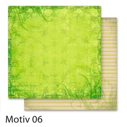 Бумага для скрапбукинга Design Papers Flowers 190г, 30.5x30.5см, №106