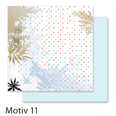 Бумага для скрапбукинга Design Papers Flowers 190г, 30.5x30.5см, №111