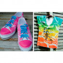 Краска-спрей для ткани Your Fashion Spray Fabric Paint, 100 мл., ярко-желтый